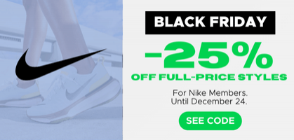 Black Friday Nike: 25% OFF SITE-WIDE