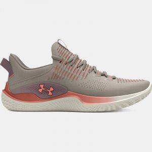 Women's  Under Armour  Dynamic IntelliKnit Ele-Grit Training Shoes Gray Matter / Tetra Gray / Aero Orange 7