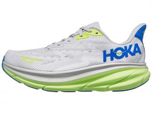 HOKA Clifton 9 Wide Mens Shoes Stardust/Electric Cobalt