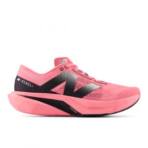 New Balance Men's FuelCell Rebel v4 in Pink/White/Black Synthetic, size 12