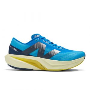 New Balance Women's FuelCell Rebel v4 in Blue/Yellow Synthetic, size 7 Narrow