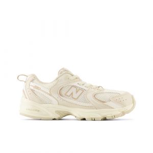 New Balance Kids' 530 Bungee in Beige Synthetic, size 13