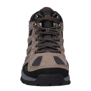 Hi-Tec Mens Tec Torca Mid Wp Boots Taupe/Brick 10 (45)