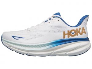 HOKA Clifton 9 Men's Shoes Frost/Gold