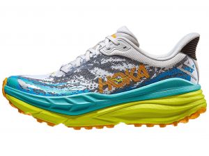 HOKA Stinson 7 Men's Shoes White/Evening Primrose