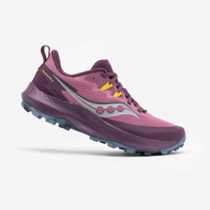 Women's Saucony Peregrine 14 Trail Running Shoes - Purple