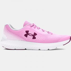 Girls' Grade School  Under Armour  Rogue 4 Running Shoes Stellar Pink / White / Purple Gemini 3