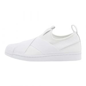 adidas Originals Women's Superstar Slipon W Sneaker White Size: 3.5 UK