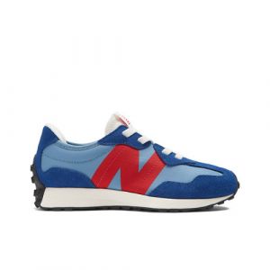 New Balance Kids' 327 in Blue/Red Synthetic