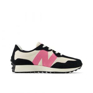 New Balance Kids' 327 in Black/Pink Synthetic