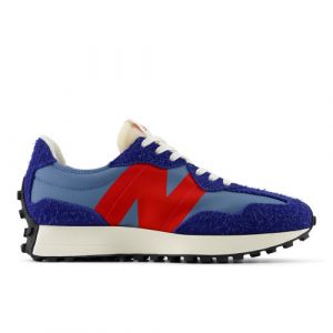 New Balance Unisex 327 in Blue/Orange Suede/Mesh