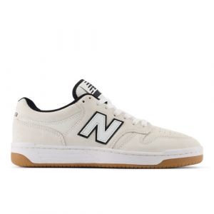 New Balance Men's NB Numeric 480 in White/Black Leather