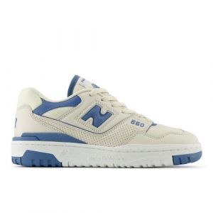 New Balance Women's BBW550 in Beige/Blue/White Leather