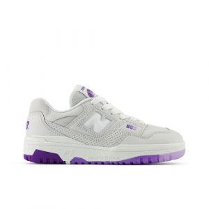 New Balance Kids' 550 in Grey/Purple Synthetic