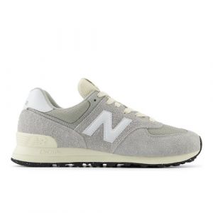 New Balance Unisex 574 in Grey/White/Beige Suede/Mesh