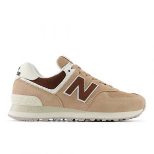 New Balance Women's 574 in Brown/Grey Suede/Mesh