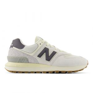 New Balance Men's 574 LEGACY in White/Grey Leather