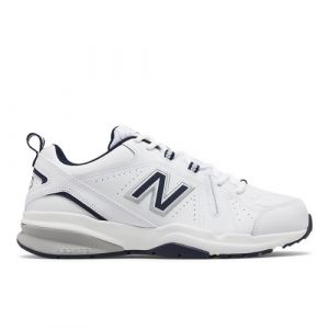 New Balance Men's MX608V5 in White/Blue Leather