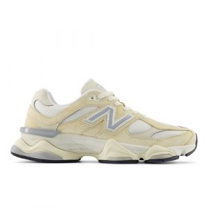 New Balance Unisex 9060 in Beige/White/Grey Suede/Mesh