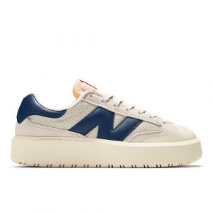 New Balance Unisex CT302 in Beige/Blue Suede/Mesh