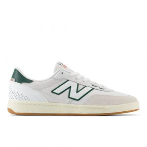 New Balance Men's NB Numeric 440 V2 in White/Green Suede/Mesh