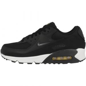 NIKE Air Max 90 Men's Trainers Sneakers Fashion Shoes FN8005 (Black/Opti Yellow/White/Anthracite 002) UK6.5 (EU40.5)