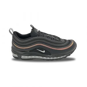 NIKE Air Max 97 Men's Fashion Trainers Sneakers Shoes FD0655 (Black/Picante Red/Metallic Silver/Wolf Grey 001) UK8.5 (EU43)