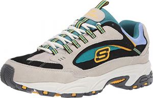 Skechers Stamina Cutback White/Multi 7 UK