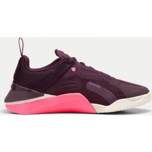 PUMA Women's Fuse 3.0 Road Running Shoes - Midnight Plum/Vapor Grey/Sunset Glow - UK 6 - Purple