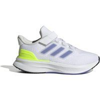 adidas Ultrarun 5 Kids Shoes - Cloud White/Cobalt Blue/Lucid Lemon / UK2