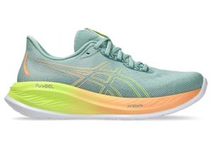 ASICS Gel Cumulus 26 Running Trainers Mens Road Shoes Teal/Yellow 7 (41.5)