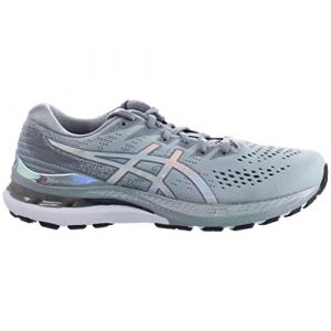 ASICS Gel-Kayano 28 Platinum Grey Synthetic Mens Running Trainers 1011B291_020