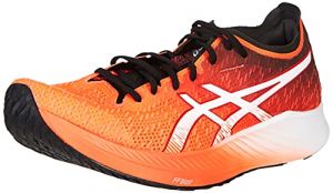 ASICS Magic Speed Road Running Shoe for Man Red White 9.5 UK