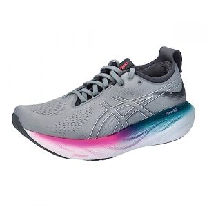 ASICS Nimbus 25 Woman Running Shoes Grey White