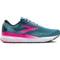 Brooks Ghost 16 Womens Running Shoes - Blue/Pink/Moroccan Blue / UK6 / Standard 1B