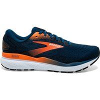 Brooks Ghost 16 Running Shoes - Blue Opal/Black/Nasturtium / UK8.5 / Standard 1D