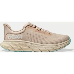 HOKA Women's Arahi 7 Road Running Shoes - Vanilla/Cream -  Size: UK 8