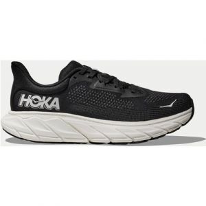 HOKA Women's Arahi 7 Road Running Shoes - Black/White -  Size: UK 8