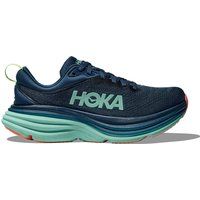 Hoka Bondi 8 Womens Running Shoes - Midnight/Seafoam / UK8 / Regular