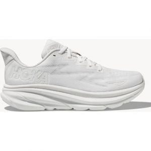 HOKA Women's Clifton 9 Road Running Shoes - White/White -  Size: UK 8