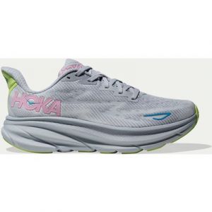 HOKA Women's Clifton 9 Road Running Shoes - Gull/Sea Ice - UK 8 - Blue