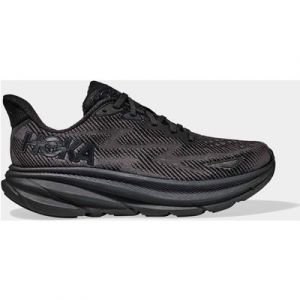 HOKA Women's Clifton 9 Road Running Shoes - Black -  Size: UK 4.5