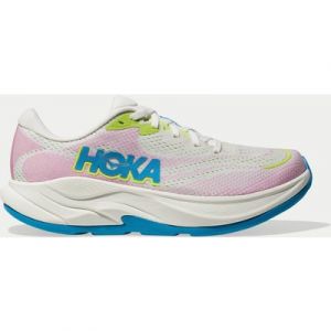 HOKA Rincon 4 - Frost/Pink Twilight - White - Size: UK 8