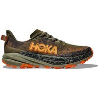 Hoka Speedgoat 6 Running Shoes - Antique Olive/Squash / UK9 / Regular