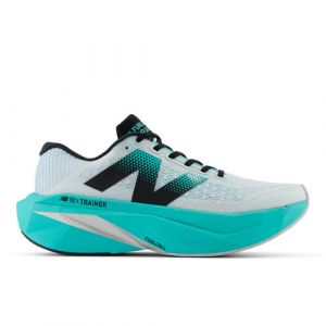 New Balance Men's FuelCell SuperComp Trainer v3 in White/Green Synthetic, size 7