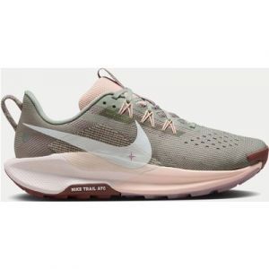 NIKE Pegasus Trail 5 Shoes - Jade Horizon/Crimson Tint/Light Violet Ore/Sail - Green - Size: UK 7