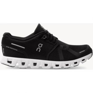 ON Running Women's Cloud 5 Trainers - Black/White - Size: UK 6