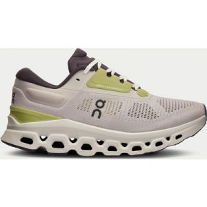 ON Running Women's Cloudstratus 3 Road Running Shoes - Pearl/Ivory - UK 8 - Grey