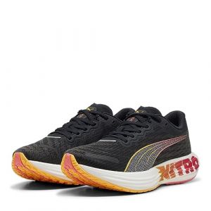 Puma Deviate Nitro 2 Mens Running Shoes Black/Sunset 7 (40.5)