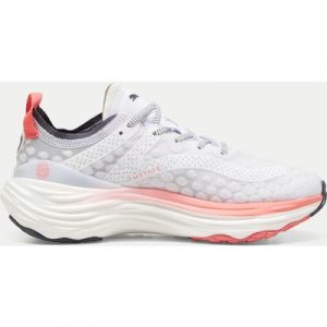 PUMA Women's ForeverRun NITRO Road Running Shoes - White/Sunset Glow/Galactic Grey -  Size: UK 7